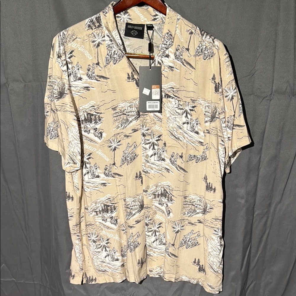 Harley-Davidson Beige Men's Shirt